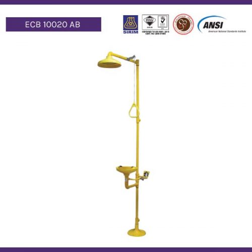 METHOD Combination Shower Eyewash with ABS Plastic Bowl