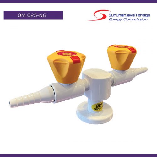 METHOD Safety Lift & Turn Gas Taps - 2 Way 180º Bench Gas Valve